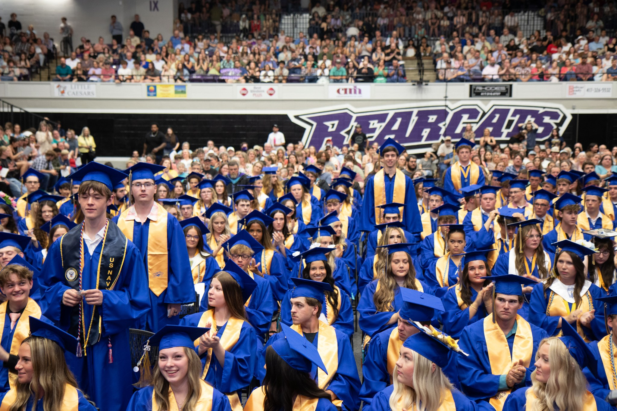 700625870_1568322968629516_296116456751040708_n Graduating class sitting at graduation